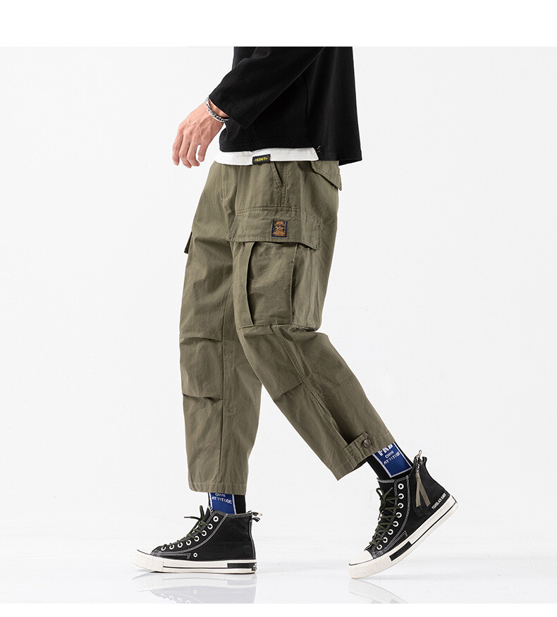 mens multi pocket cargo pants